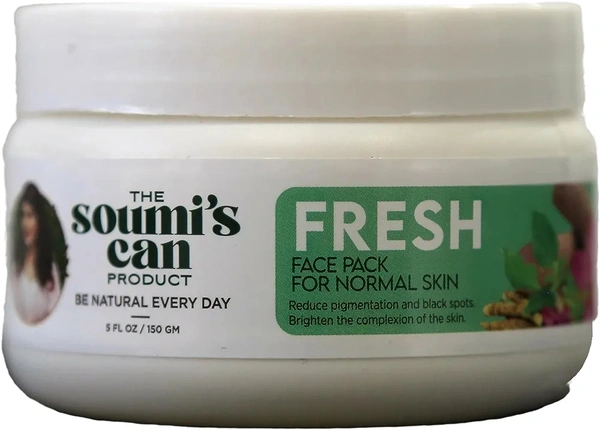 Soumi's Can Fresh For normal Skin Face Pack ,150g