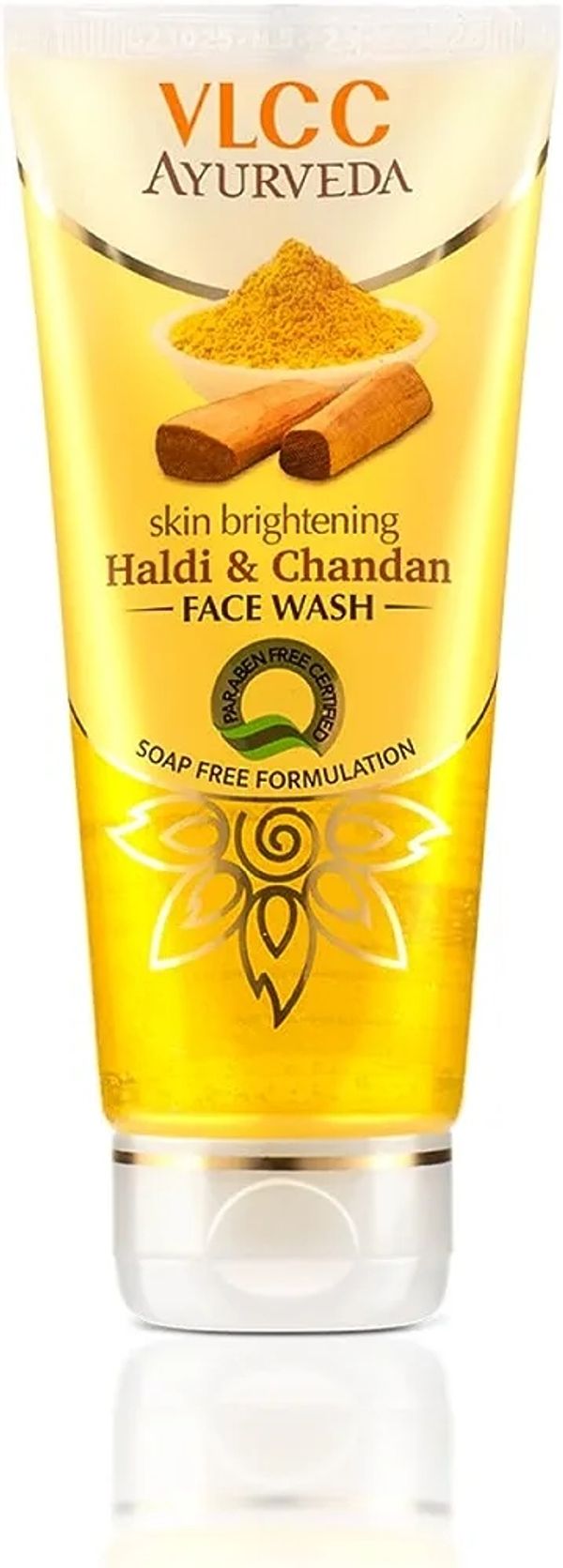 Vlcc Haldi& Chandan Face Wash  VLCC Ayurveda Skin Brightening Haldi & Chandan Face Wash -100ml-