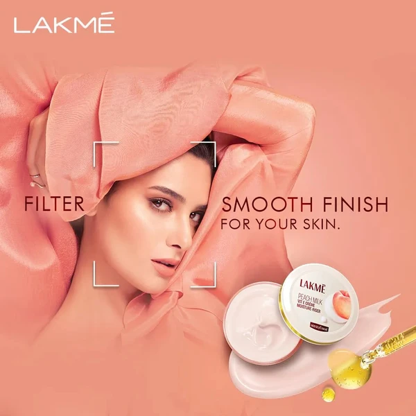 Lakme Peach Milk Soft  Lakme Peach Milk, Soft Creme Face Moisturizer, 200g,