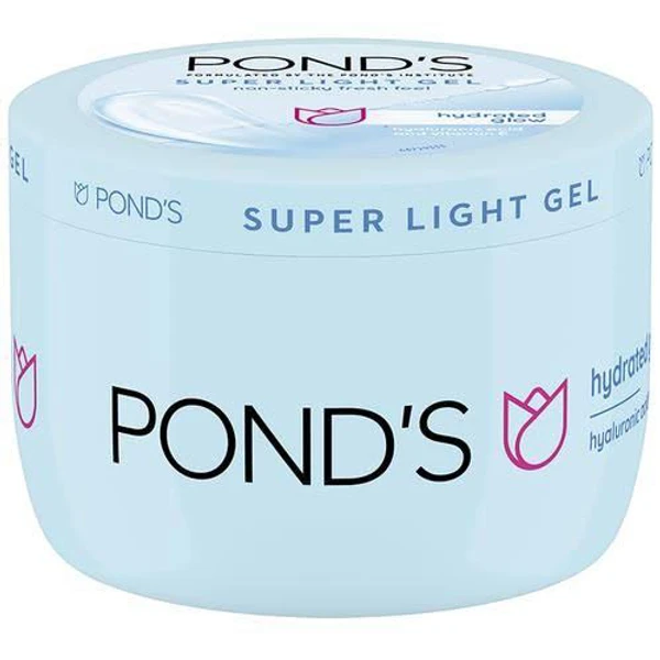 Ponds Super Light Gel Moisturizer , For Glowing Skin, 200 ml