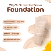 Mamaearth Glow Serum Foundation Mini Tube - 03 Nude Glow (18ml)