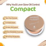 mammaearth Mamaearth Glow Oil Control Compact SPF 30 With Vitamin C & Turmeric - Creme Glow (9gm)