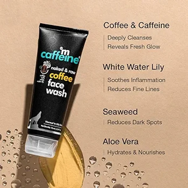 Mcaffeine mCaffeine Tan Removal Face Wash for Men & Women 75ml 