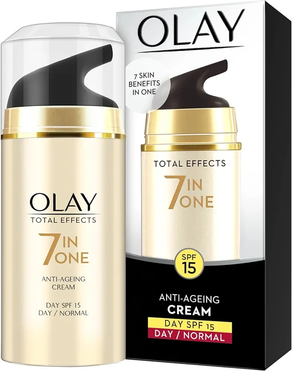 Olay 7 In 1 Olay Day Cream Total Effects 7 in 1, Day cream normal SPF 15, 25 g