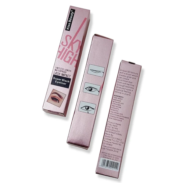 Kiss Beauty Eyeliner With Star Pattern, 2.5g (Jet Black) Kiss Beauty Scktch Pen liner 2.5g (Jet Black)