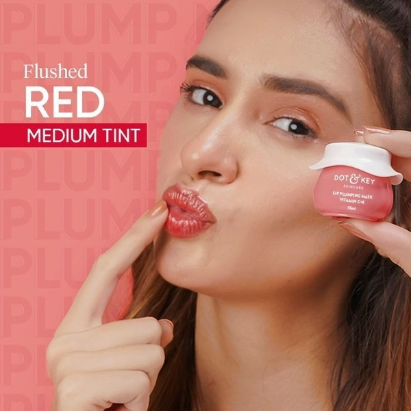 Dot & Key Vitamin C + E Lip Plumping Mask Pigmentation & Glowing Lips (15ml)