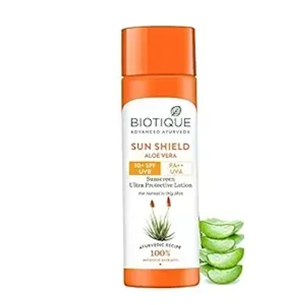 biotique Biotique Sun Shield Aloe vera 30+ SPF UVB Sunscreen  50 gm 