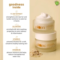 plum Plum 1% Prebiotic Oat & Allantoin All-Day Moisturizing Face Cream 50gm
