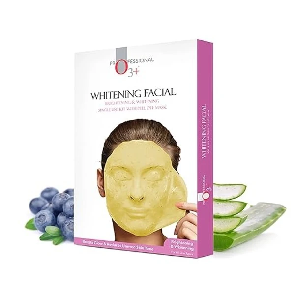 o3+ O3+ Whitening Facial Kit With Brightening & Whitening Peel Off Power Mask (45gm)