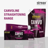 Streax Professional Canvoline Hair Straightening Intense Kit (160gm)