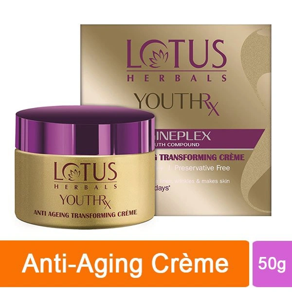  Lotus youth Rx Day Cream Lotus Herbals Youth Rx Anti-aging day Crème – SPF 25, PA +++- 50g