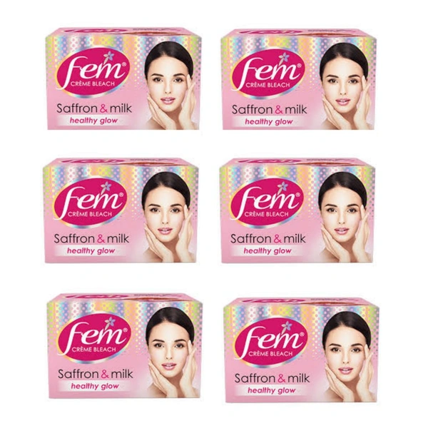 Fem Creme Bleach - Saffron & Milk 8 gm