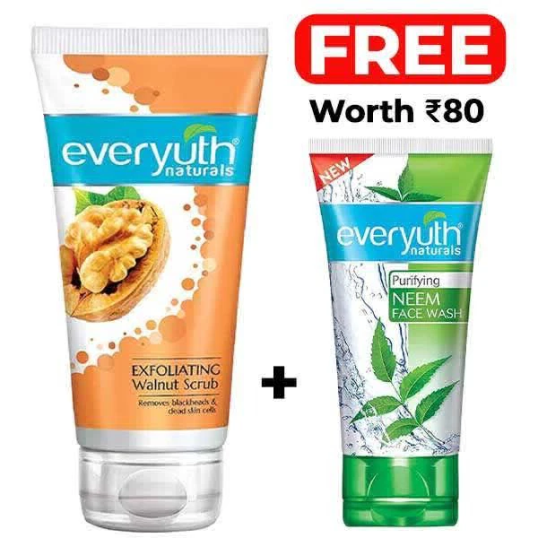 Everyuth Naturals walnut scrub 50 Gm