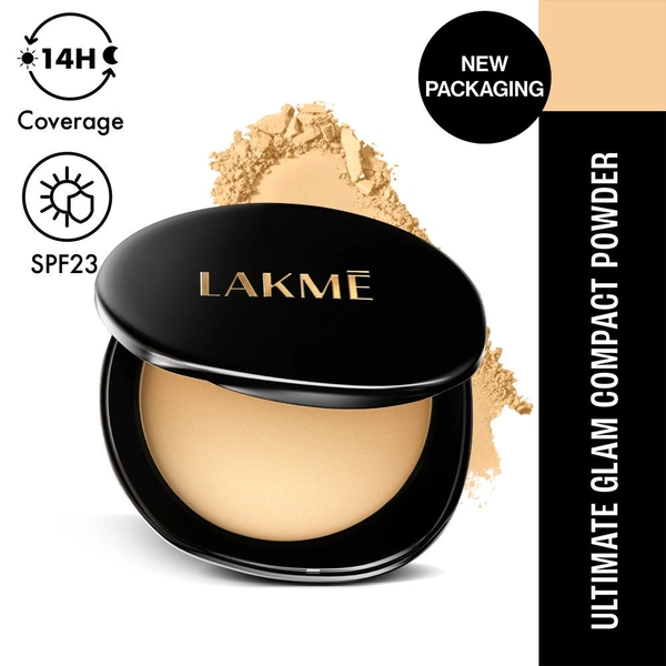 Lakmé Perfect Radiance Skin Lightening Compact, Ivory Fair 01, With Spf 23, 8 g