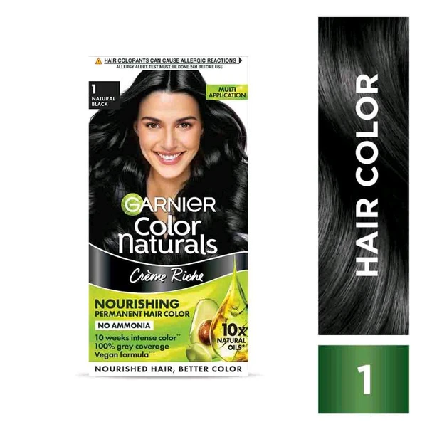 Garnier Color ; Natural Black Garnier Color Naturals Creme ; Natural Black 01 MAAGER FREE