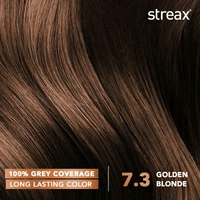 Streax Cream Hair Colour for Women & Men | Golden Blonde,60ml