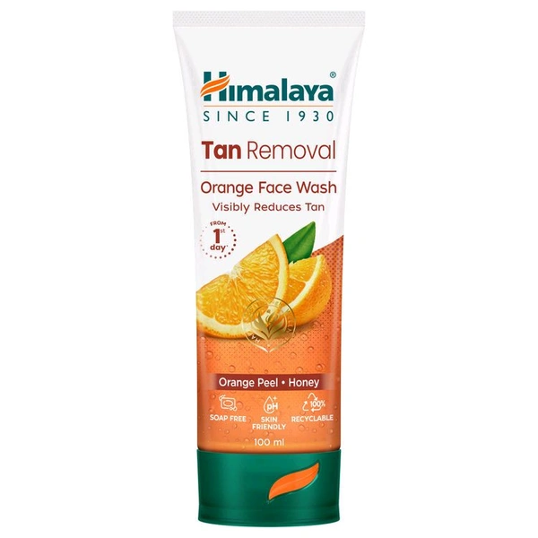 Himalaya Tan Removal Orange Face Wash, 100ml 