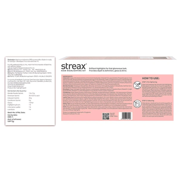 Streax 2 Ultralight Hair Styler vibrant blonde shade 2 Streax  Ultralight Hair Styler vibrant blonde shade 2