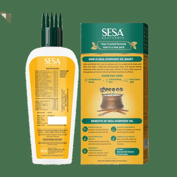 SESA Ayurvedic Hair Oil, 100ml 