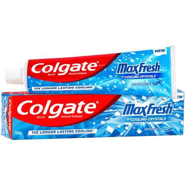 Colgate MaxFresh Toothpaste, Blue Gel 150 Gm 