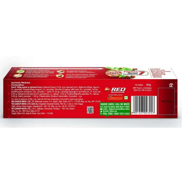 Dabur Red Toothpaste 100 g