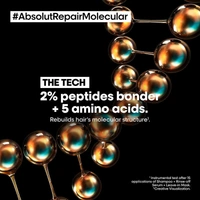 L'Oréal Professionnel Absolut Repair Molecular Sulfate-Free Deep Repairing Shampoo For Damaged Hair(300ml)