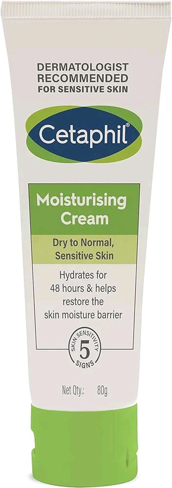 Cetaphil Moisturising Cream for Face & Body , Dry to Normal skin, 80 gm
