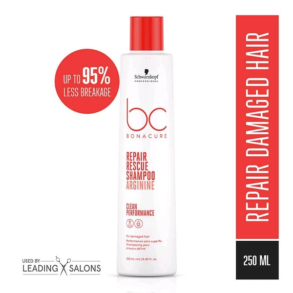 Schwarzkopf Bonacure Repair Rescue Shampoo With Arginine(250ml)