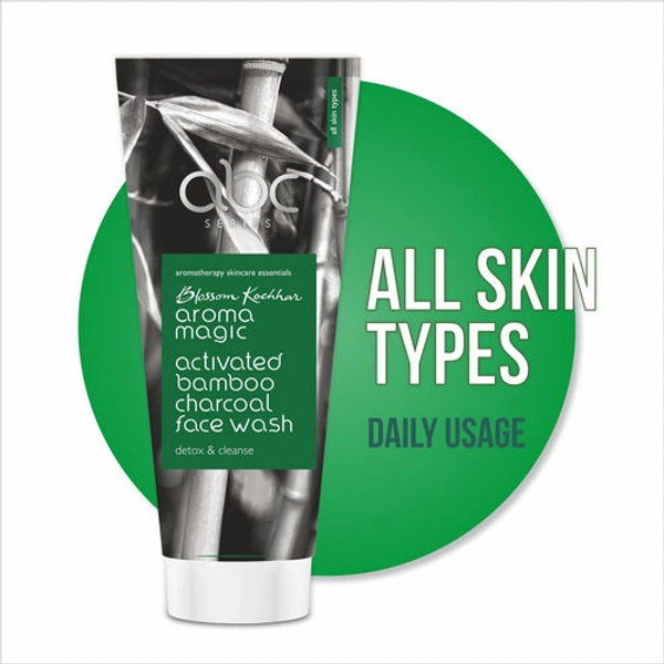 Aroma Magic Activated Bamboo Charcoal Face Wash (100ml)