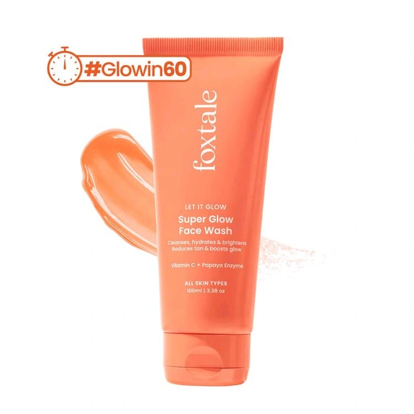 Foxtale Super Glow Face Wash Vitamin C + Papaya Enzyme
(100ml)