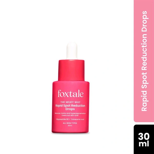 Foxtale Rapid Spot Reduction Drops With 3% Tranexamic Acid & Niacinamide, Fades Marks & Pigmentation
(30ml)