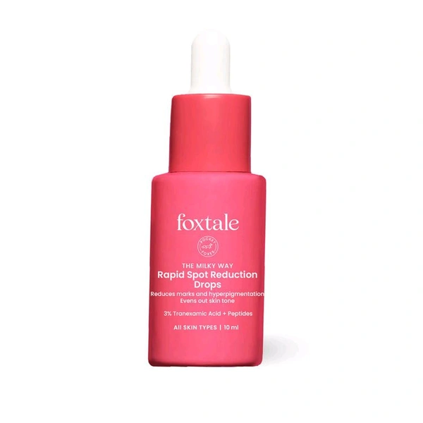 Foxtale Rapid Spot Reduction Drops With 3% Tranexamic Acid & Niacinamide, Treat Marks & Pigmentation
(10ml)