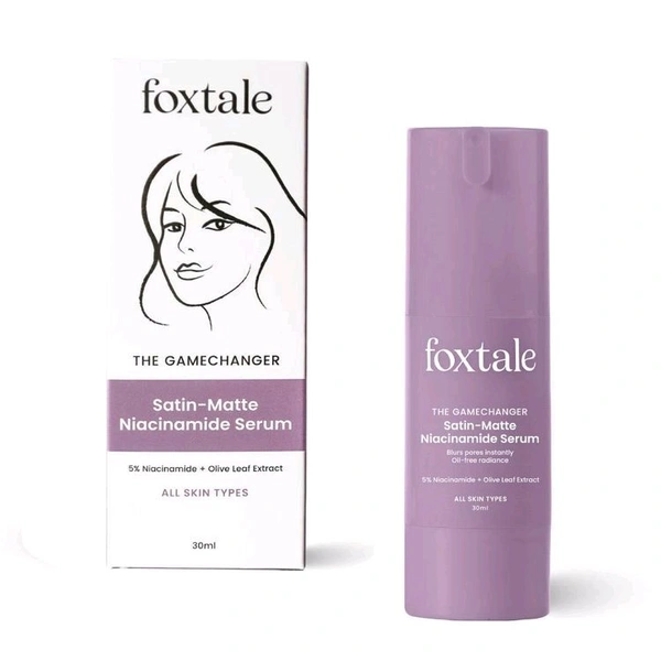 Foxtale 5% Niacinamide Serum | Fades Blemishes, Brightens Skin | Beginner-Friendly Formula
(30ml)