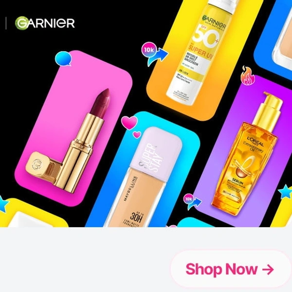 Best Rate Garnier , loreal  ,Maybelline 