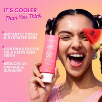 Dot & Key Watermelon Waterlight Face Sunscreen SPF 50 PA+++ No White Cast For Normal To Oily Skin (50 g)
