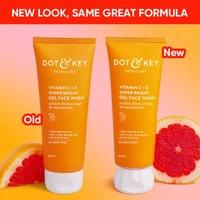 Dot & Key Vitamin C + E Super Bright Gel Face Wash (100ml) - 