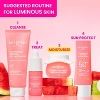 Dot & Key Watermelon & Glycolic Acid Matte Glow Face Moisturizer For Dullness & Oily Skin (60 ml)