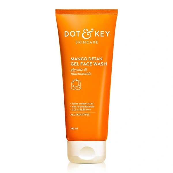 Dot & Key Mango Detan Gel Face Wash (100ml)