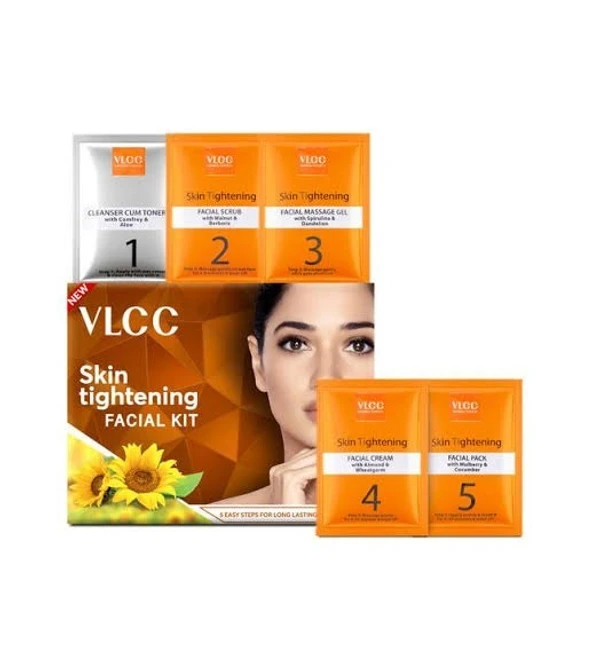 VLCC Skin Tightening 5 Steps Facial Kit-25gm 