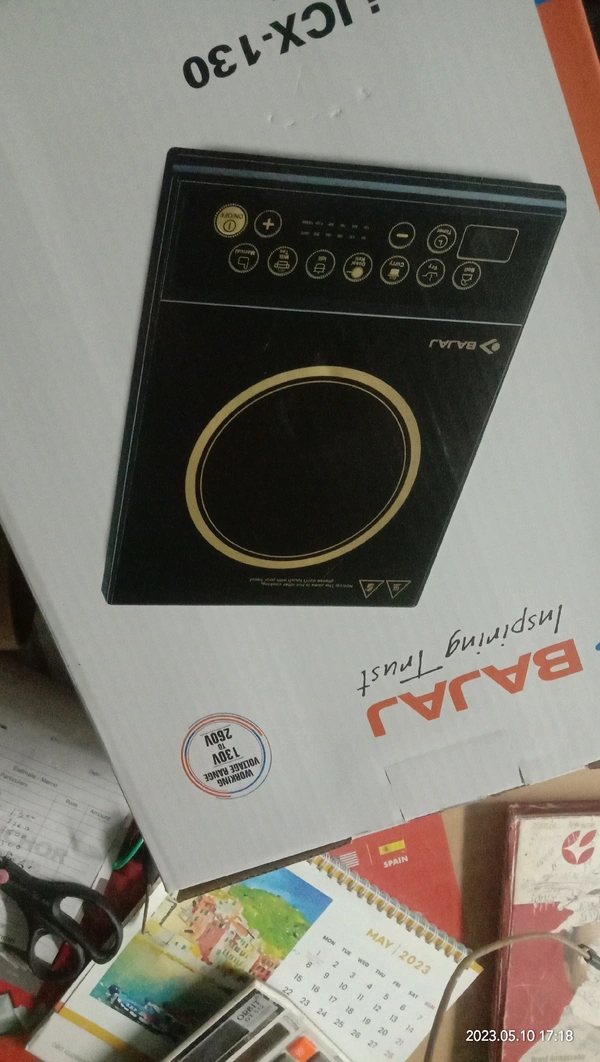Bajaj ICX 130 Induction Stove 1year Warranty 
