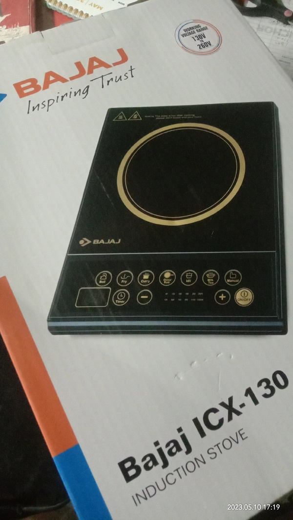 Bajaj ICX 130 Induction Stove 1year Warranty 