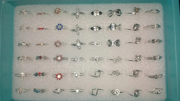 SILVER FINGER RINGS - Silver, Adjustable and Non-adjustable