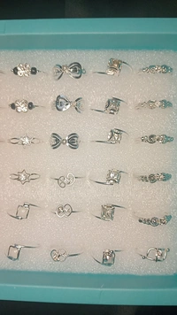 SILVER FINGER RINGS - Silver, Adjustable and Non-adjustable