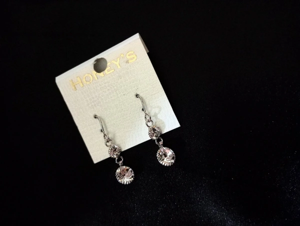 SILVER HOOK EARRINGS  - Silver