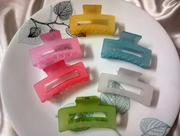 JUMBO CLEAR RECTANGLE CLAWS