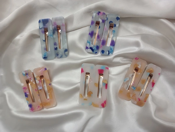 RESIN HAIR PINS - Salomie
