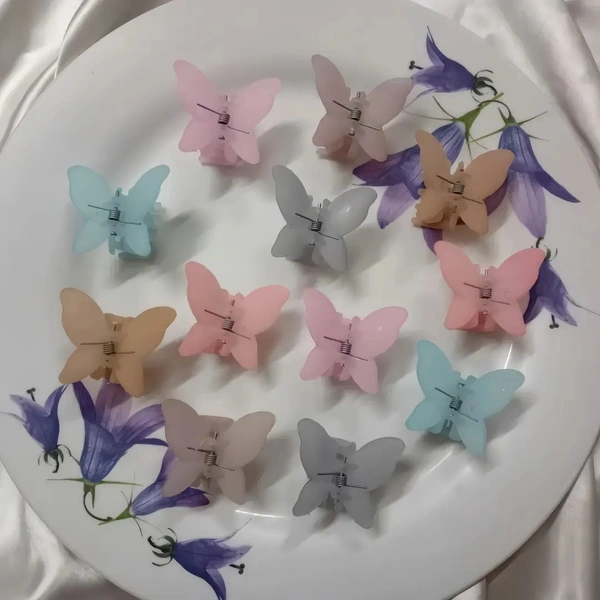 MINI CLEAR BUTTERFLY CLAWS - Neptune