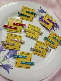 STONE ALLIGATOR CLIPS - Picasso
