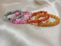 MARBLE BRACELETS - Tickle Me Pink