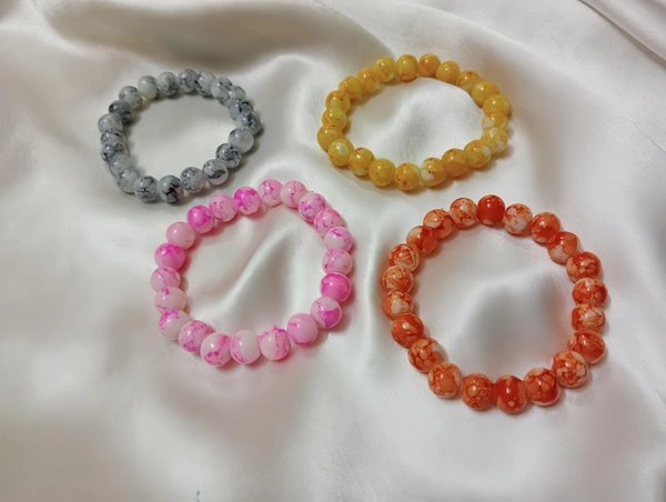 MARBLE BRACELETS - orange